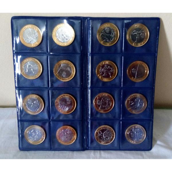 Contagem Numismática - Estojo Com A Coleção Completa 17 ...