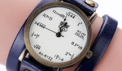 Relógio Bracelete Criativo Formulas Matemáticas