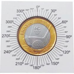 Coin Holder Autocolante com Medidor Angular