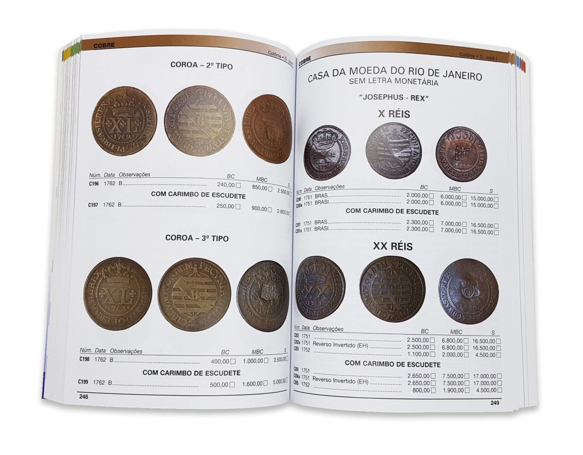 Contagem Numismática - Catálogo de Moedas do Brasil Amato Irlei 2021 ...