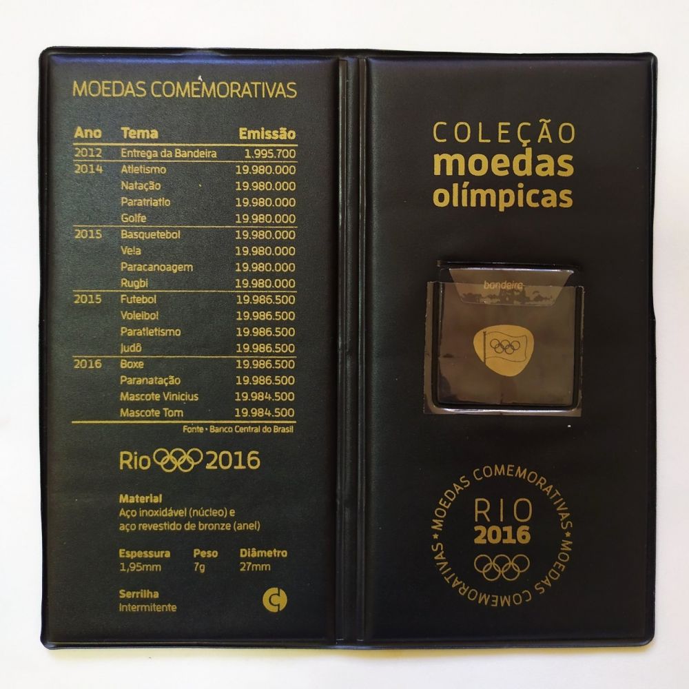 Album Estojo Para Coleção Completa Das Moedas Olimpíadas 2016 Imagem 3